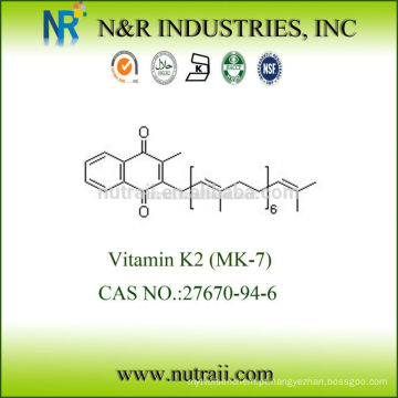 Reliable Fornecedor Vitamina K2 MK-7 0.25% / 0.5% / 1.0% / 1.3%
